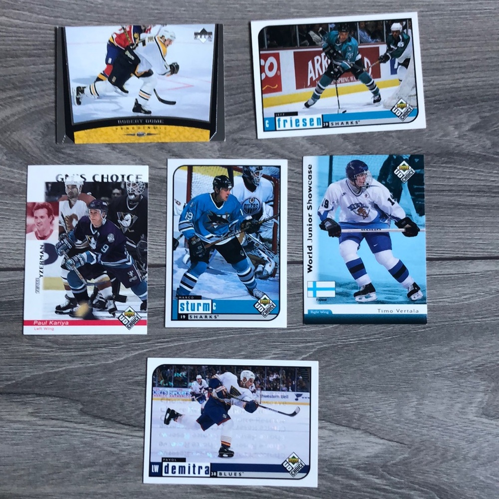 6 1998 upper deck cards